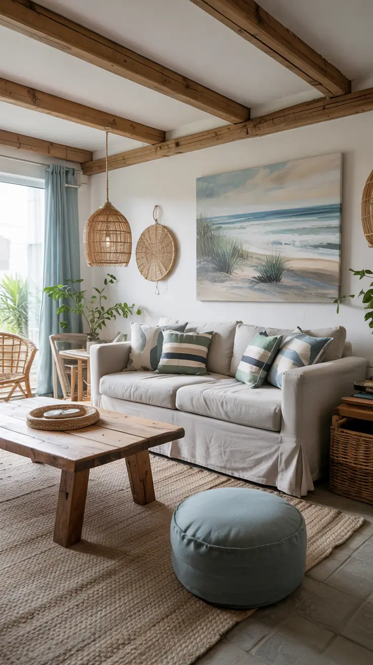 30 Coastal Living Room Ideas Summer 2026 With Modern Beachy Style