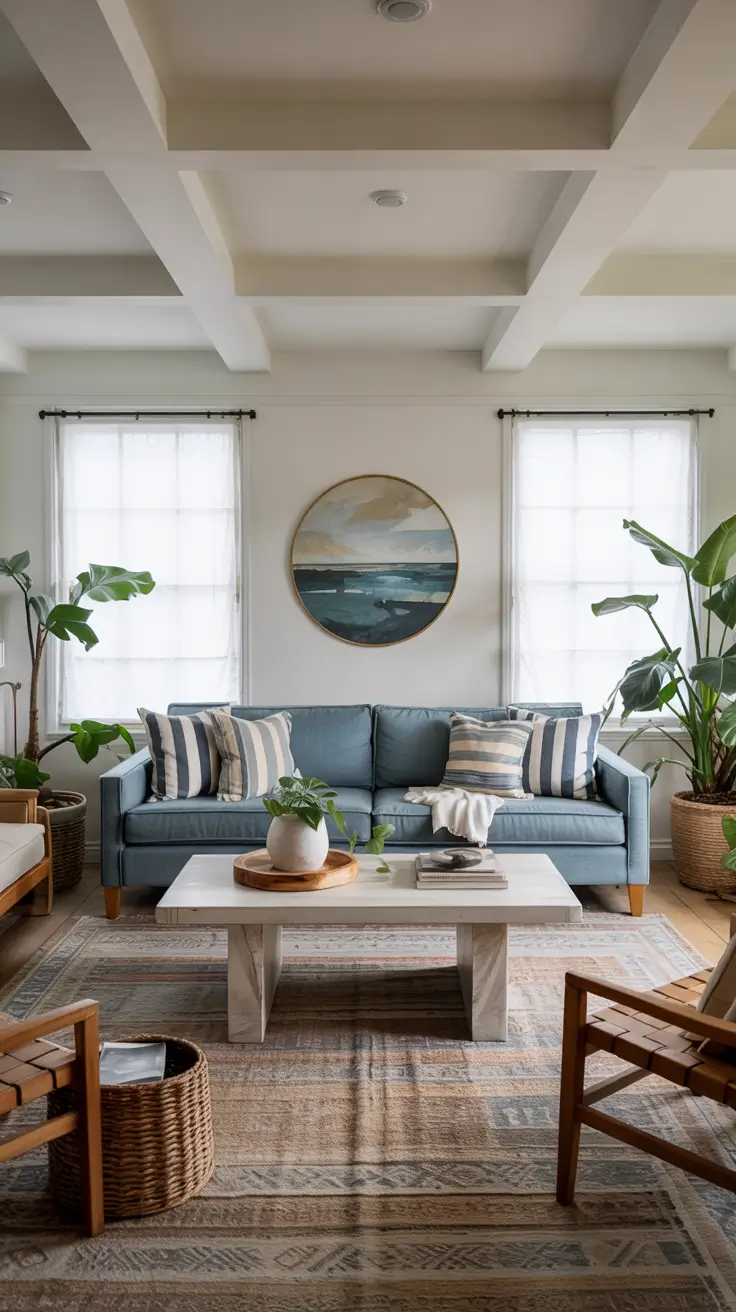 30 Coastal Living Room Ideas Summer 2026 With Modern Beachy Style