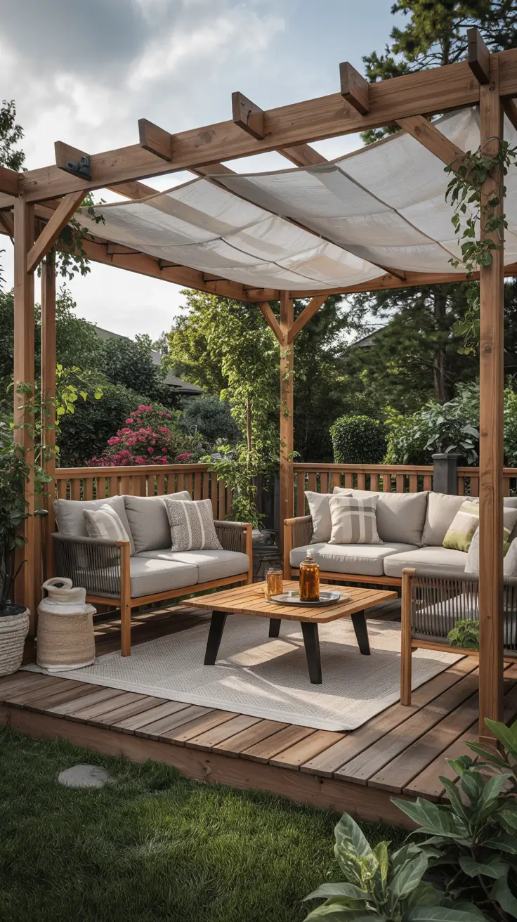 18 Deck Canopy Ideas For Sun 2026 - Diy, Tent, Patio Awnings and ...