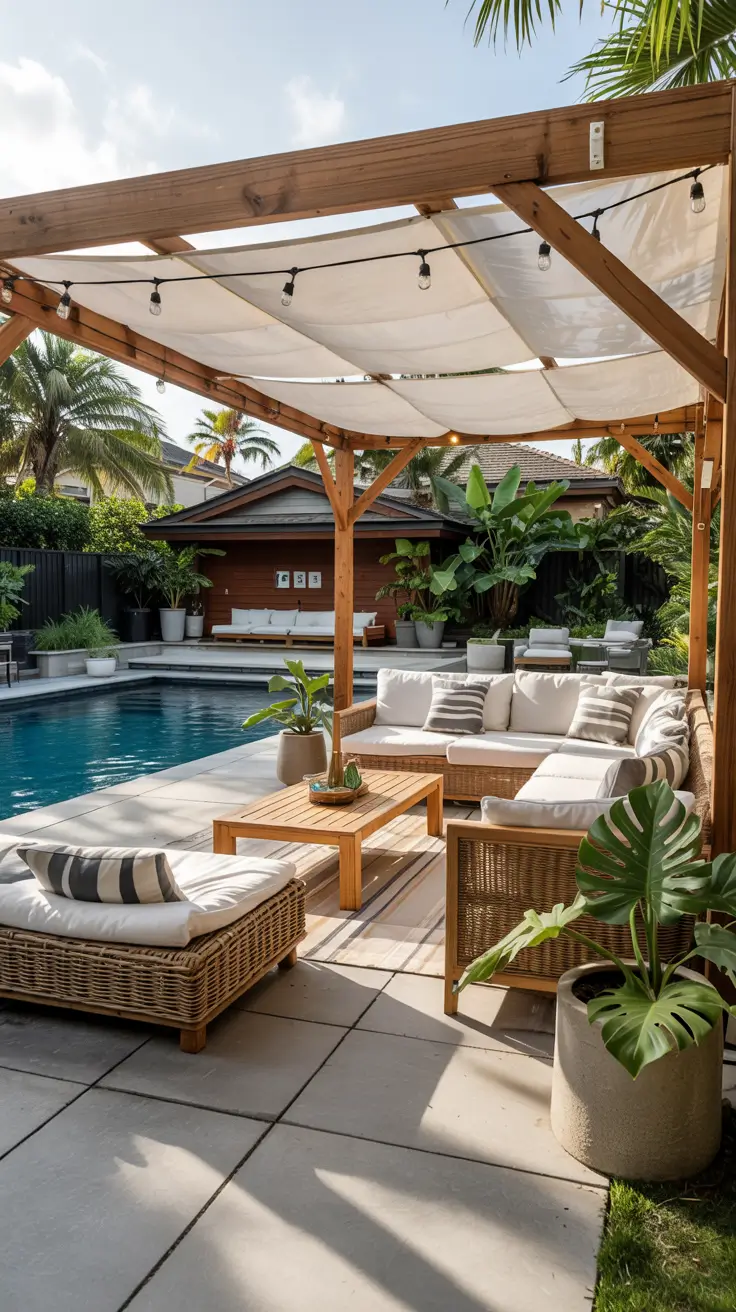 18 Deck Canopy Ideas For Sun 2026 - Diy, Tent, Patio Awnings and ...