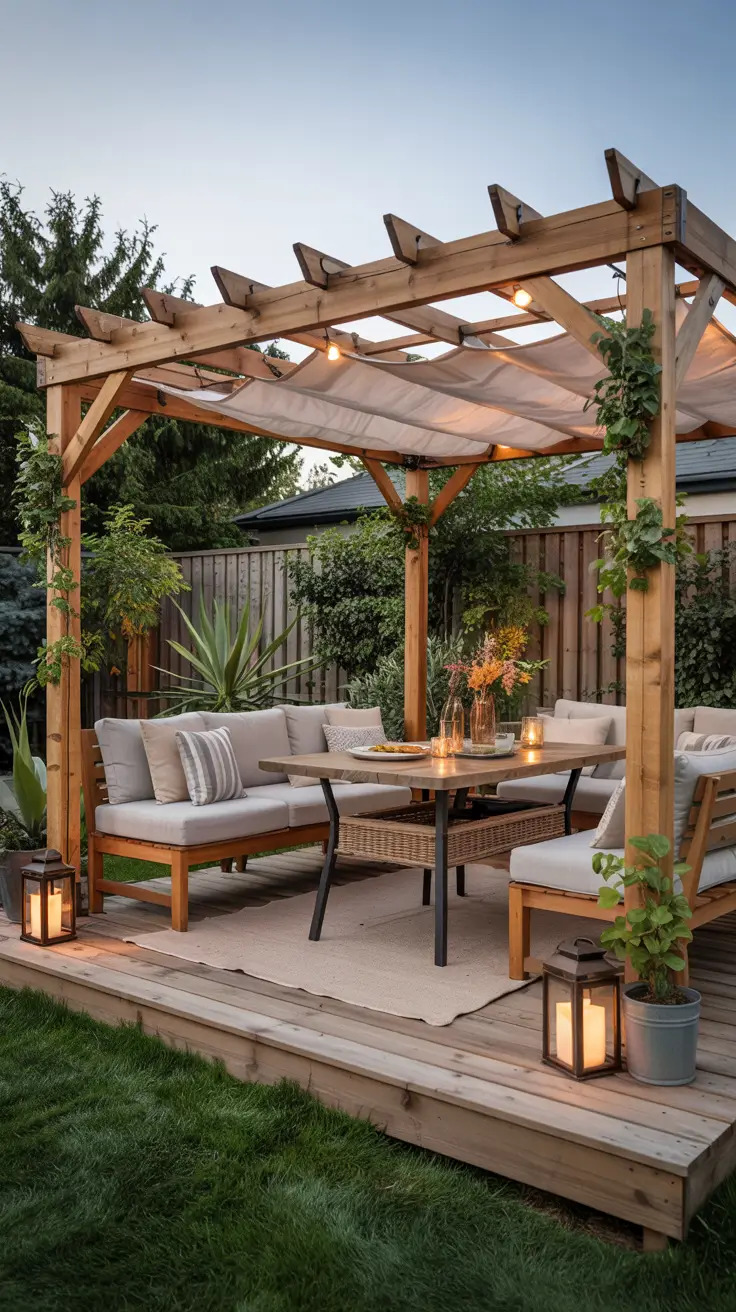 18 Deck Canopy Ideas For Sun 2026 - Diy, Tent, Patio Awnings and ...