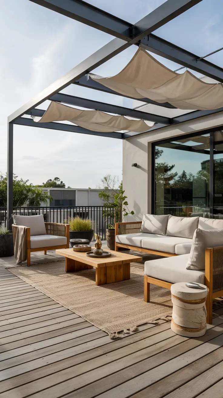 18 Deck Canopy Ideas For Sun 2026 - Diy, Tent, Patio Awnings and ...