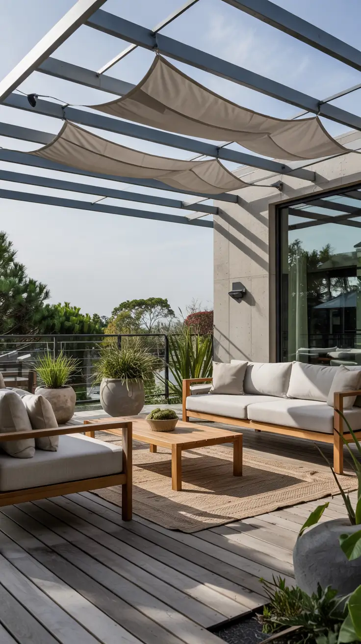 18 Deck Canopy Ideas For Sun 2026 - Diy, Tent, Patio Awnings and ...