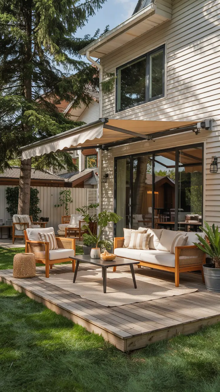 18 Deck Canopy Ideas For Sun 2026 - Diy, Tent, Patio Awnings and ...