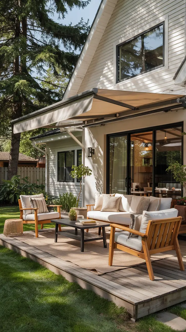 18 Deck Canopy Ideas For Sun 2026 - Diy, Tent, Patio Awnings and ...