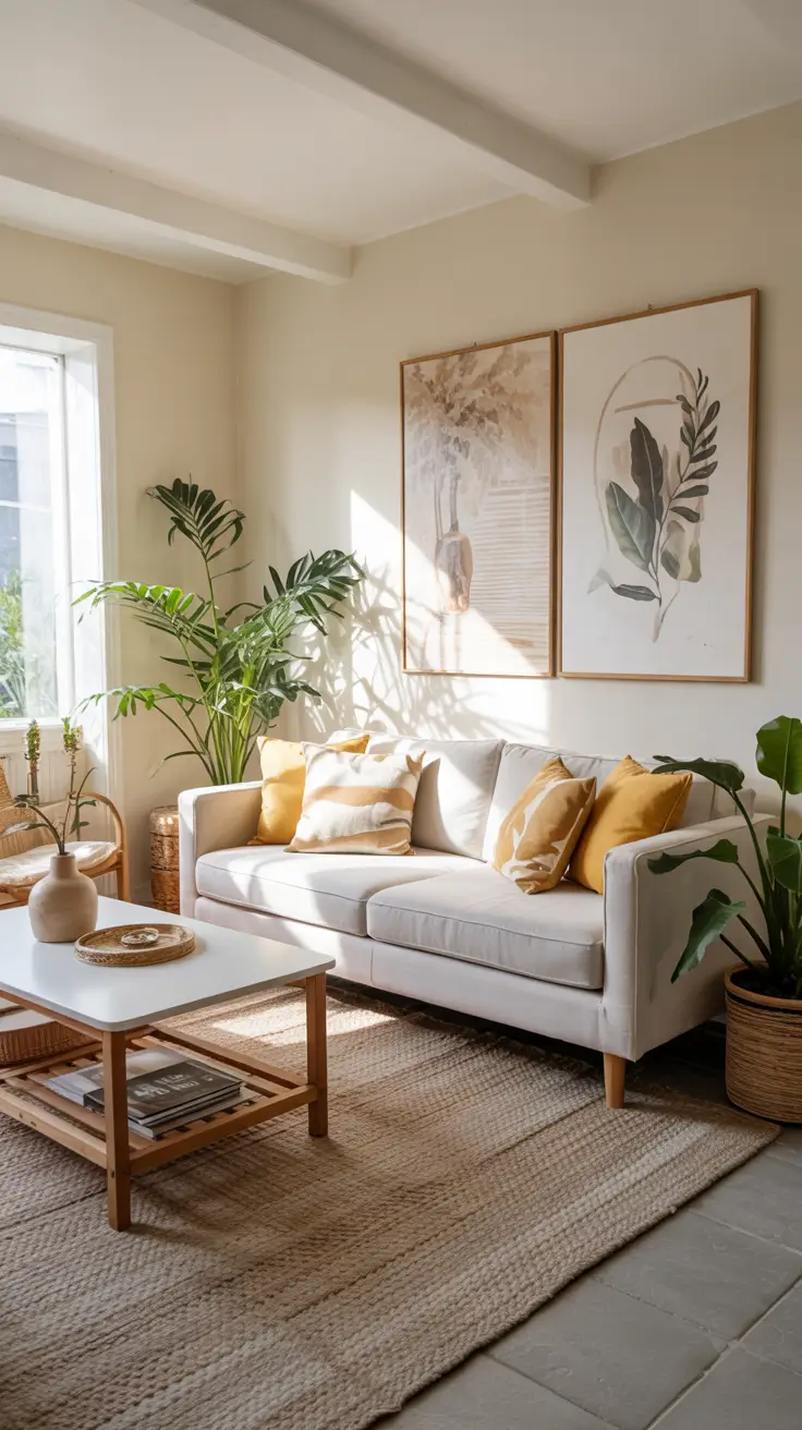 30 Summer Living Room Refresh Ideas 2026 for a Soft, Cozy and Aesthetic Home