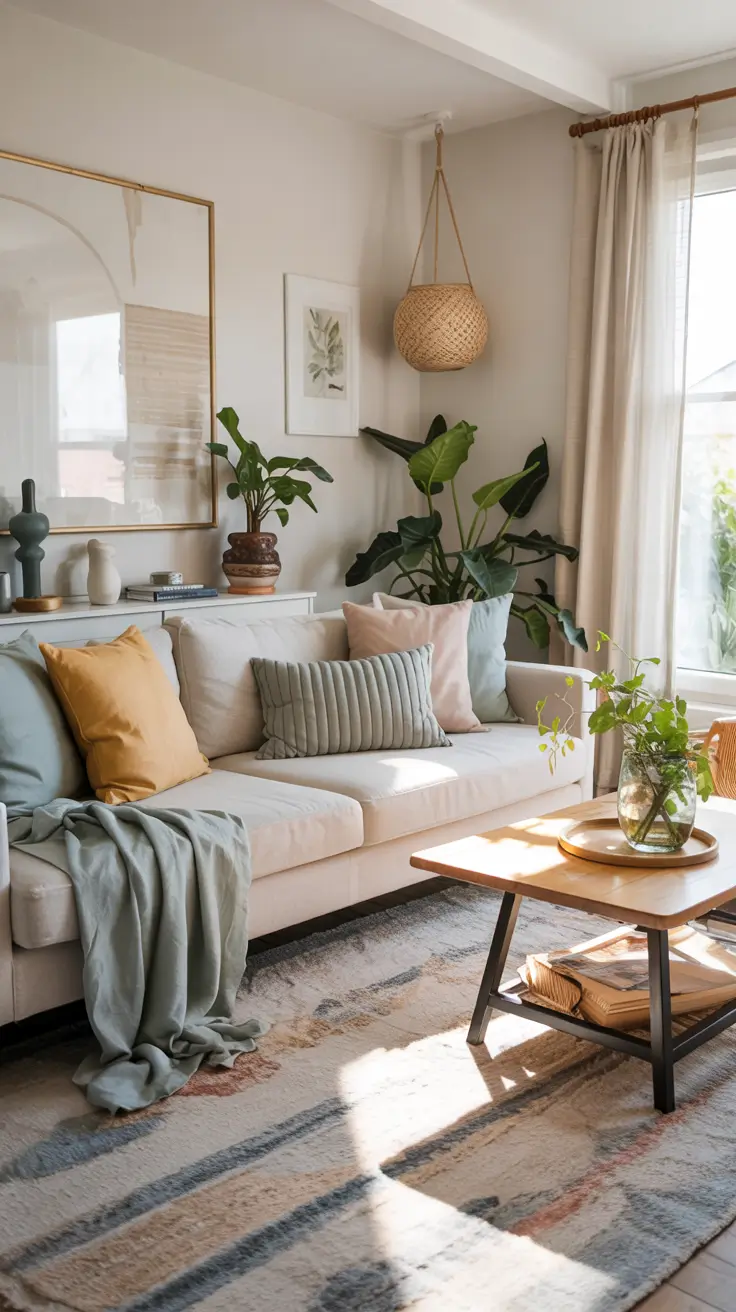 30 Summer Living Room Refresh Ideas 2026 for a Soft, Cozy and Aesthetic Home