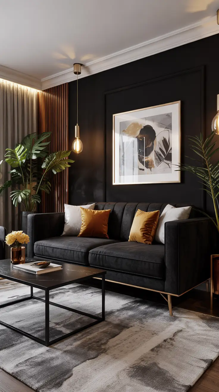 37 Black Sofa for Living Room 2026 Ideas That Look Modern and Timeless