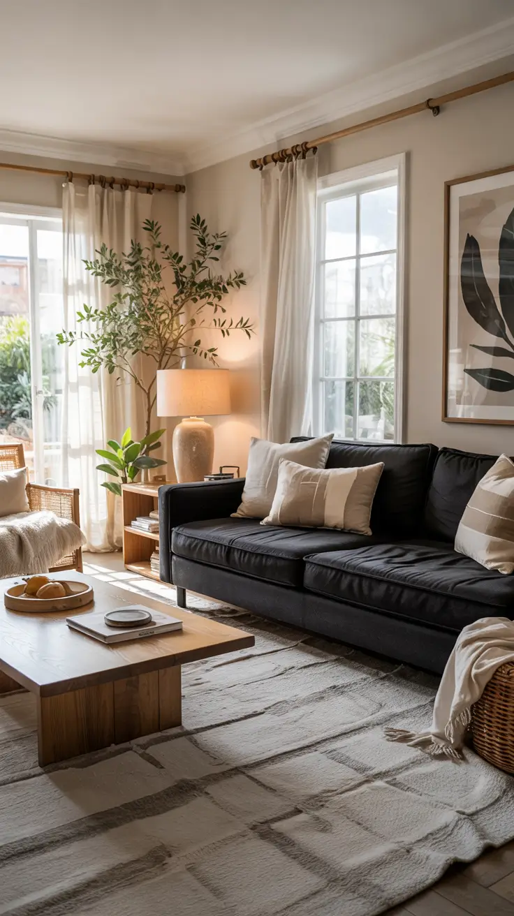 37 Black Sofa for Living Room 2026 Ideas That Look Modern and Timeless