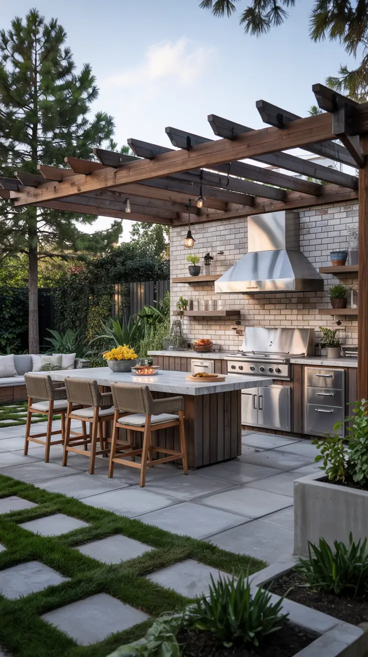 33 Outdoor Kitchen 2026 Ideas For a Stylish Backyard Patio