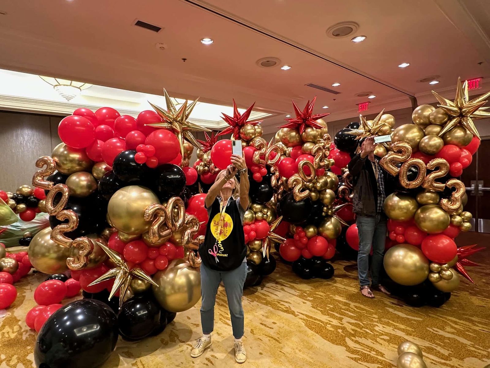 Event Space Visual Idea — New Years Eve Balloon Garland