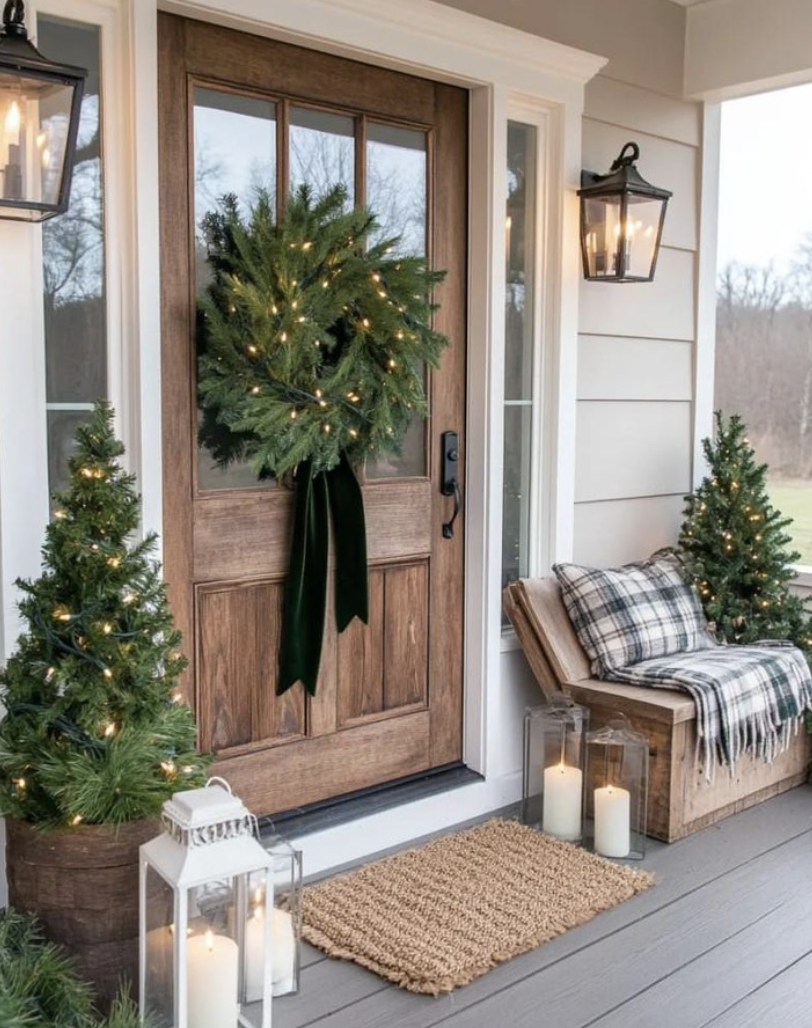 20 Winter Front Porch Decor Ideas for a Cozy, Welcoming Entry