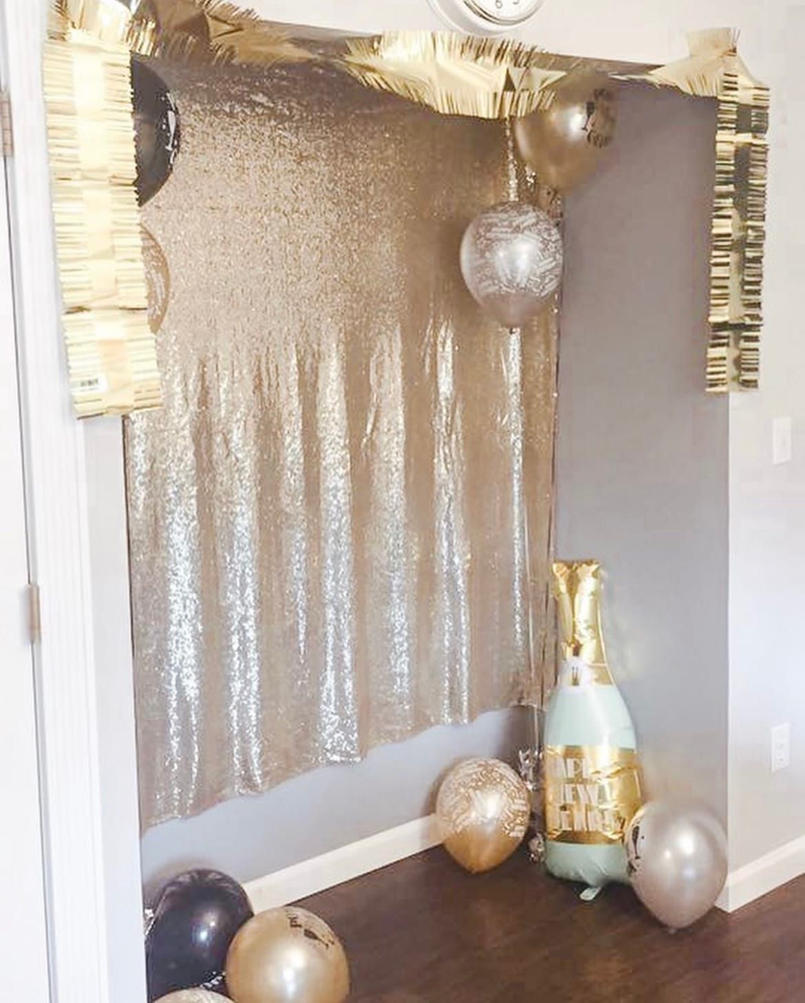 Arch Visual Idea — New Years Eve Balloon Garland